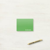 Post-it® Boomslang green color (Sur un bureau)
