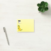 Post-it® Border collie et roses jaunes (Bureau)