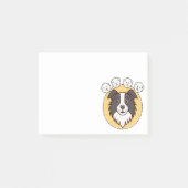 Post-it® Border Collie rêvant de moutons (Devant)