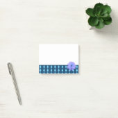 Post-it® Bordure à motif diamant Fleur violette (Bureau)