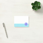 Post-it® Bordure à motif diamant Fleur violette (Bureau)