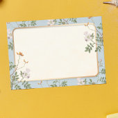 Post-it® Bordure Botanique de Fleurs Sauvages Élégantes