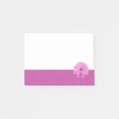 Post-it® Bordure circulaire rose Fleur (Devant)