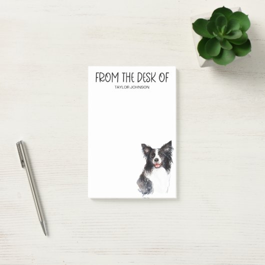 Post-it® Bordure Collie (Bureau)