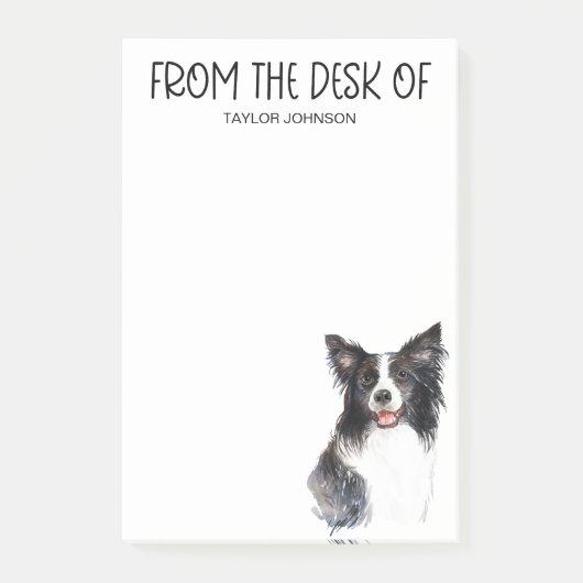 Post-it® Bordure Collie (Devant)