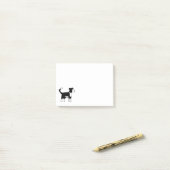 Post-it® Bordure Collie Chien (Sur un bureau)