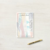 Post-it® Bordure couleur II (Sur un bureau)