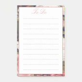 Post-it® Bordure de fleurs romantiques à faire (Devant)