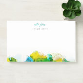 Post-it® Bordure d'encre vive moderne Note de conception (Bureau)