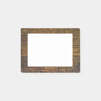 Post-it® Bordure du panneau en bois vieilli nu