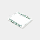 Post-it® Bordure Eucalyptus personnalisée doublée (Incliné)
