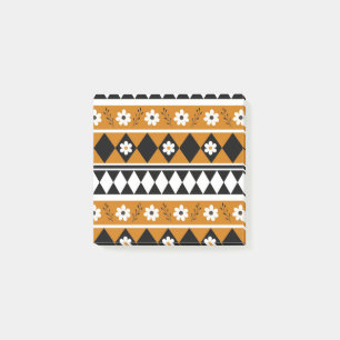 Post-it® Bordure Fleur Diamant Boho Motif Floral