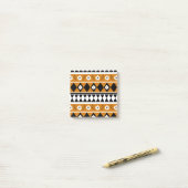 Post-it® Bordure Fleur Diamant Boho Motif Floral (Sur un bureau)