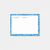 Post-it® Bordure peinte abstraite moderne et billet écrit p (Devant)