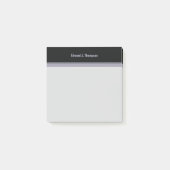 Post-it® Bordure simple violet noir (Devant)