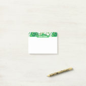 Post-it® Bordure Tropicale Personnalisée (Sur un bureau)