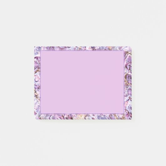 Post-it® Bordure violette (Devant)