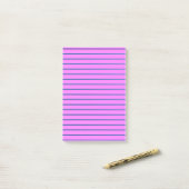 Post-it® Borne rose (Sur un bureau)