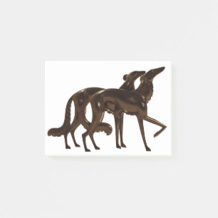 Post-it® Borzoï Duo Bronze Art Déco