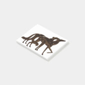 Post-it® Borzoï Duo Bronze Art Déco (Incliné)