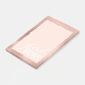 Post-it® Boss Rose Gold & Pink Stylish (Incliné)