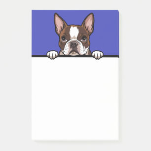 Post-it® Boston Terrier Cute Boston Puppy Cadeaux Amoureux 