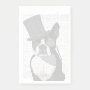 Post-it® Boston Terrier, Formal Hound et Casquette