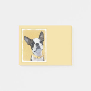 Post-it® Boston Terrier Peinture - Cute Original Chien Art