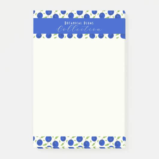 Post-it® Botanical Plums Collection Ivory (Devant)