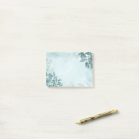 Post-it® Botanical Post it Notes (Sur un bureau)