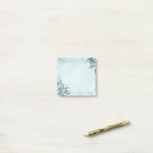 Post-it® Botanical Post it Notes (Sur un bureau)