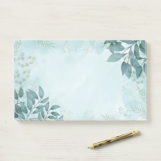 Post-it® Botanical Post it Notes (Sur un bureau)