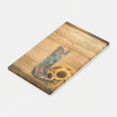 Post-it® Botte de tournesol de l'Ouest patiné (Incliné)