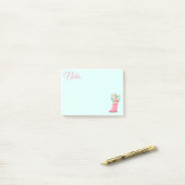 Post-it® Bottes de pluie et notes de fleurs (Sur un bureau)