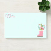 Post-it® Bottes de pluie et notes de fleurs (Bureau)