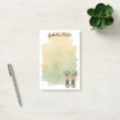 Post-it® Bottes de randonnée et fleurs sauvages (Bureau)