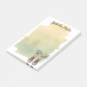 Post-it® Bottes de randonnée et fleurs sauvages (Incliné)