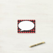 Post-it® Bouche de discours des cellules sanguines (Sur un bureau)