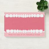 Post-it® Bouche rose avec dents personnalisez les notes pos (Bureau)