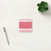 Post-it® Bouche rose avec dents personnalisez les notes pos (Bureau)