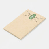 Post-it® Bouclier celtique antique et oreilles (Incliné)
