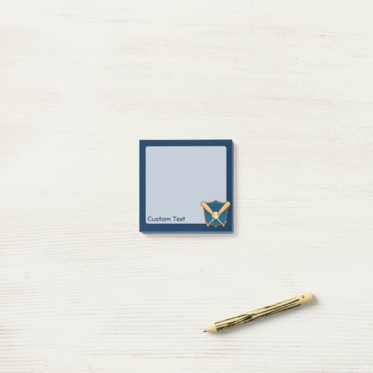 Post-it® Bouclier de baseball (Sur un bureau)