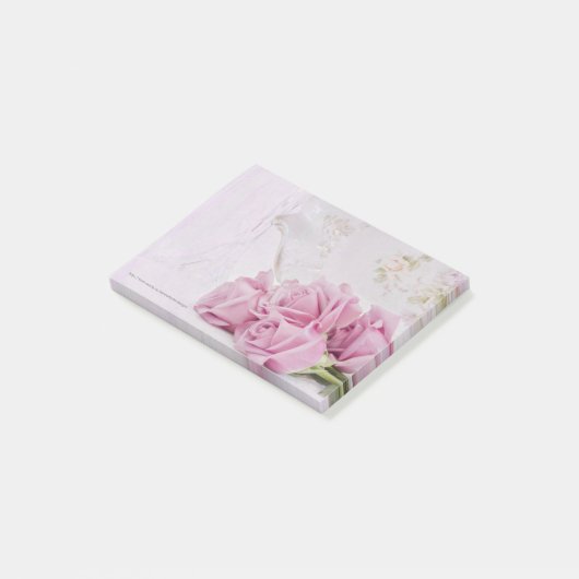 Post-it® Bougies et Roses (Incliné)