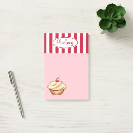 Post-it® Boulangerie Cupcake Post It Notes (Bureau)