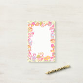 Post-it® Boulangerie et boissons vertes (Sur un bureau)