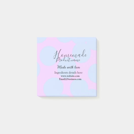 Post-it® Boulangerie maison faite avec amour ajouter texte (Devant)