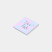 Post-it® Boulangerie maison faite avec amour ajouter texte (Incliné)