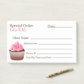 Post-it® Boulangerie - Note spéciale Pad (Sur un bureau)