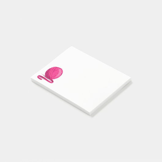 Post-it® Boule de fil rose (Incliné)