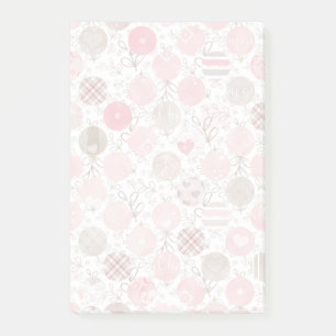 Post-it® Boule de Noël rose amusant